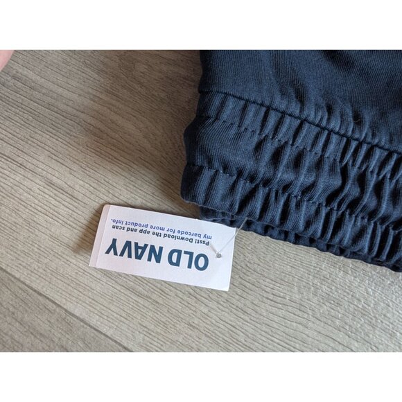 Old Navy Mens Black Jogger Sweatpants Size M With Elastic Waist & Drawstring NWT - Picture 3 of 4